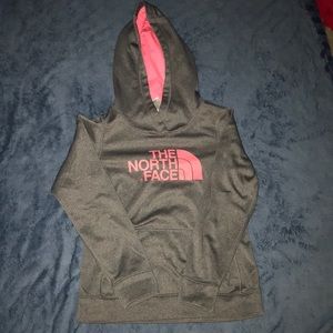 Grey and pink hoodie